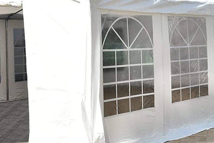 making windows for outdoor tents